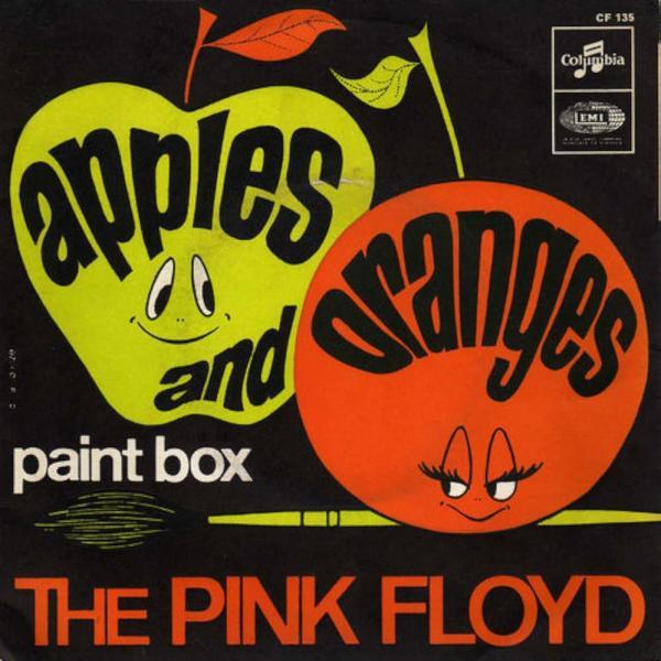 Apple and Oranges paint box The Pink Floyd