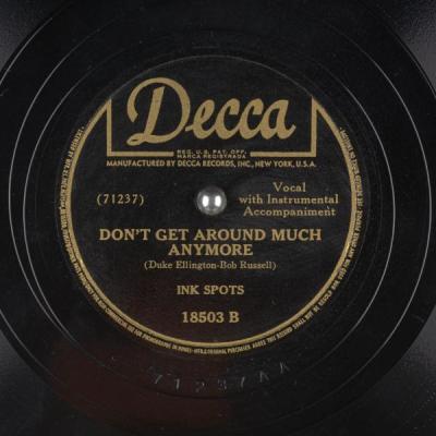 Don’t Get Around Much Anymore - Duke Ellington