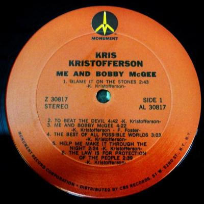 Kris Kristofferson: Me and Bobby McGee